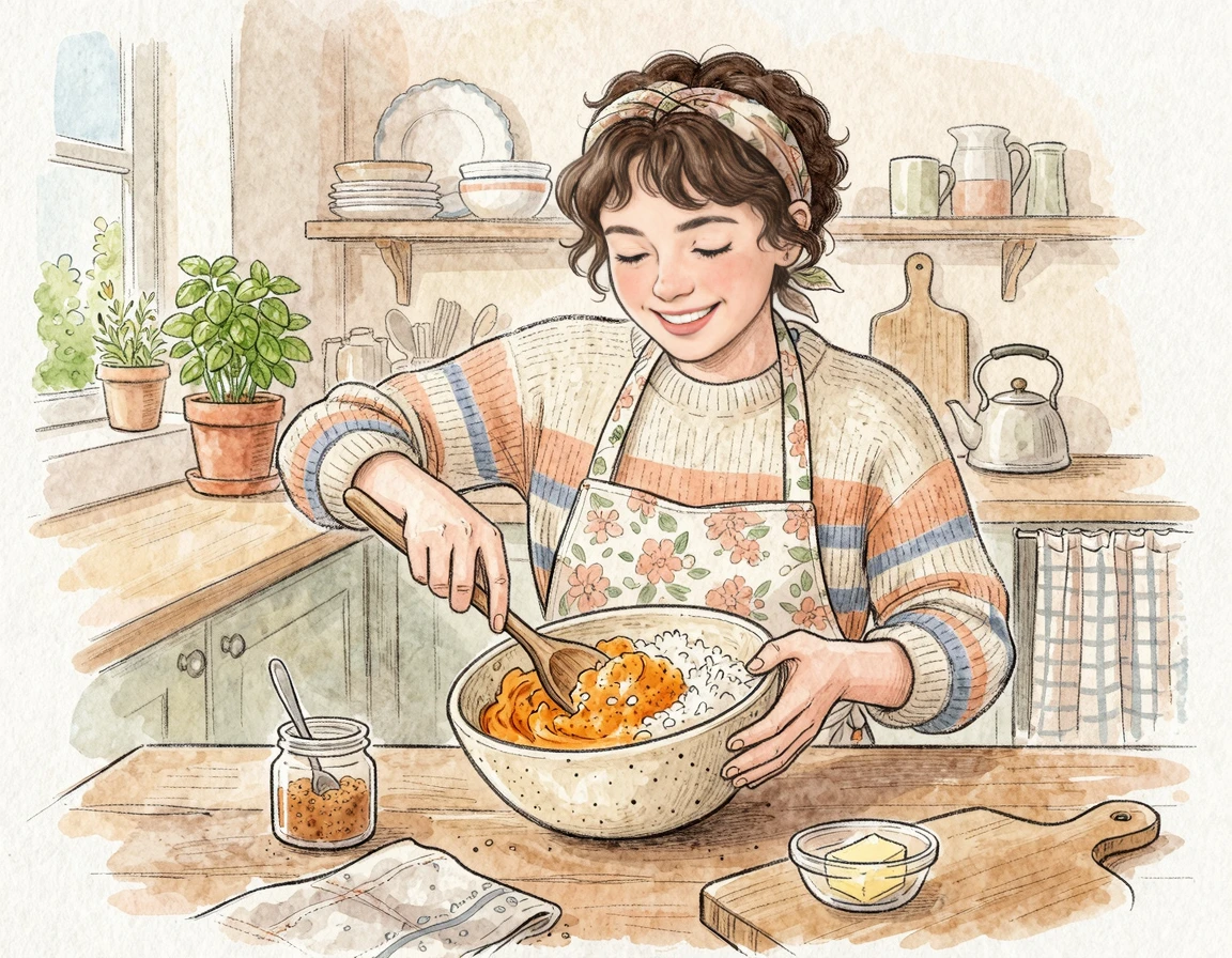 고구마 간식의 반죽을 스틱 모양으로 빚는 과정