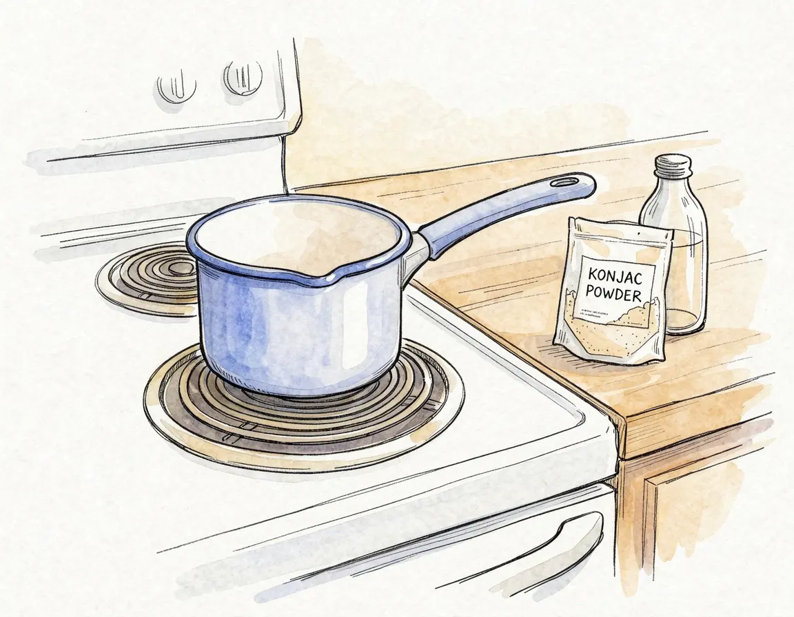 무설탕 타트체리 곤약 젤리 만들기 과정